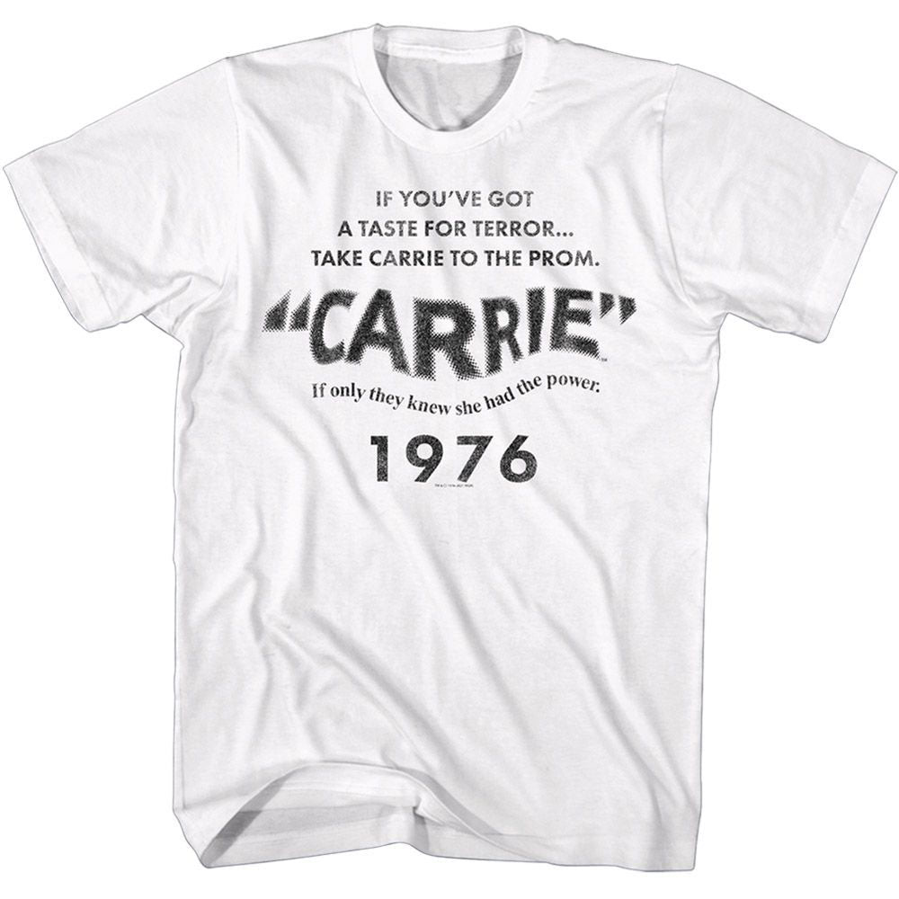 Carrie Title Card T-shirt Front