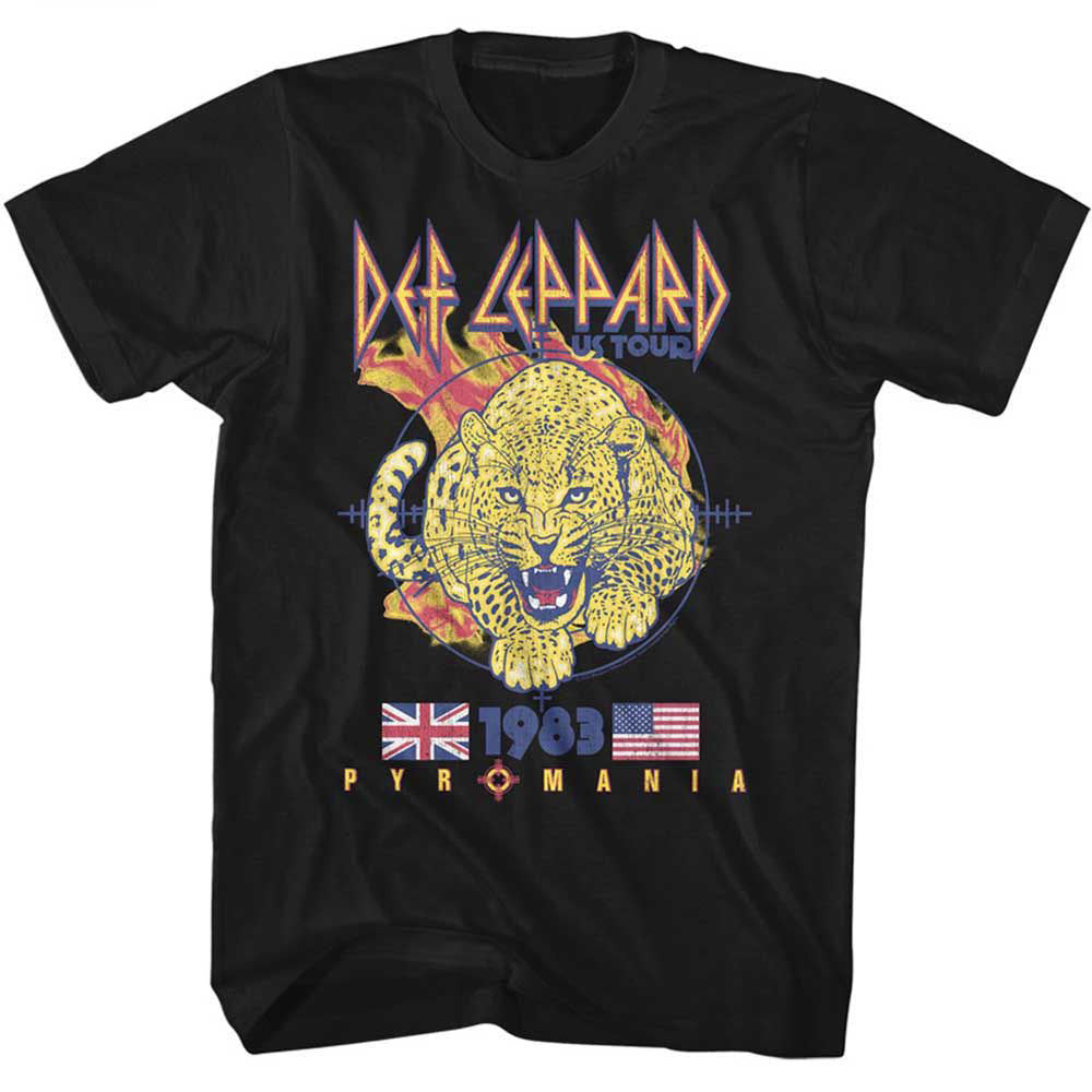 Def Leppard Pyromania T-shirt Front