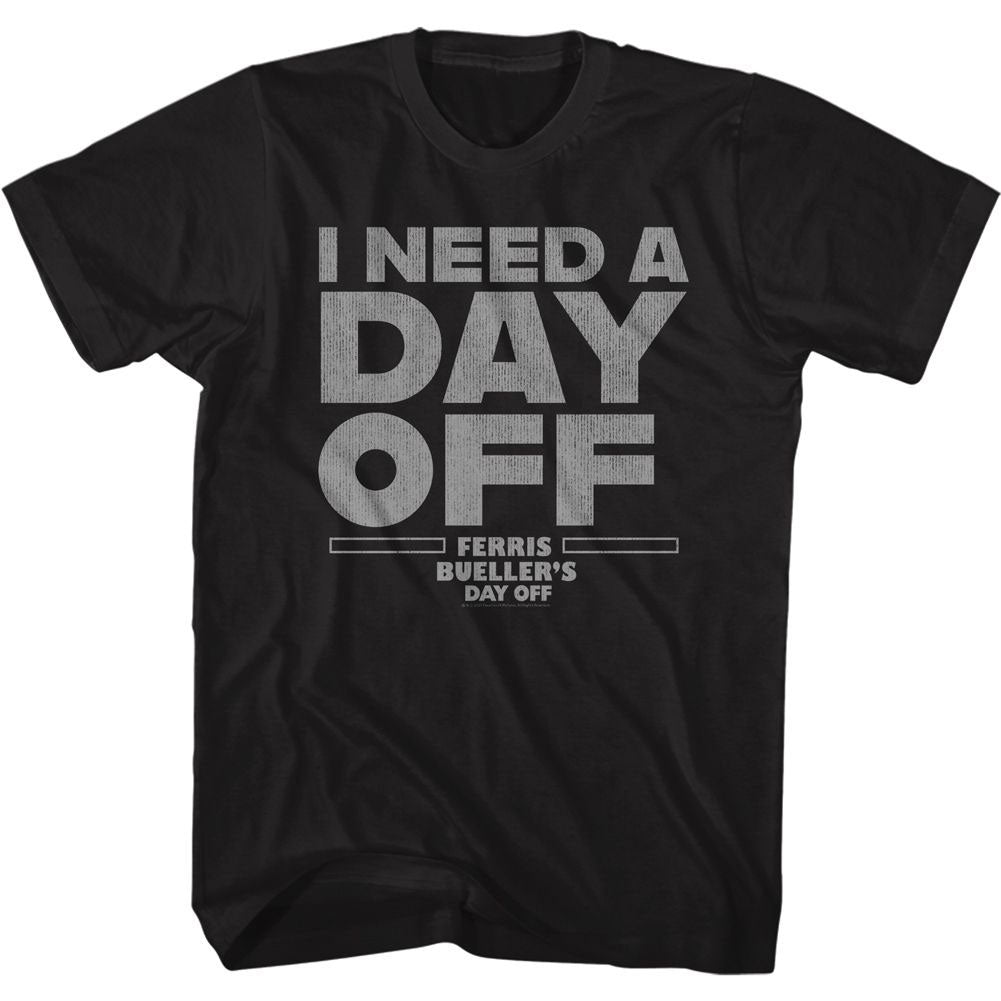 Ferris Beuller's Day Off Day Off Gry Ink T-shirt Front