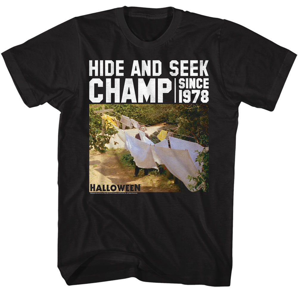 Halloween Hide And Seek T-shirt Front