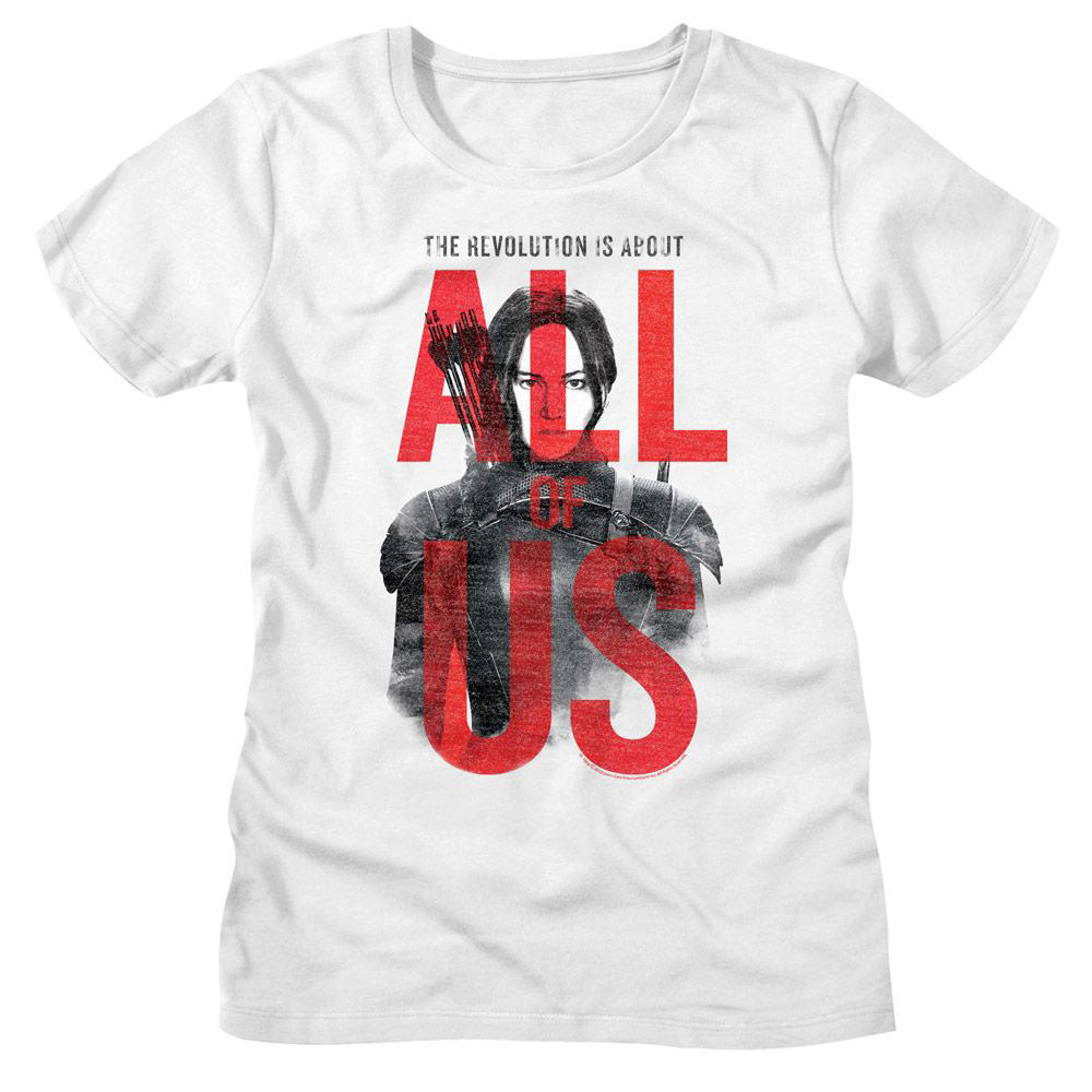 Hunger Games All Of Us Junior Top Front