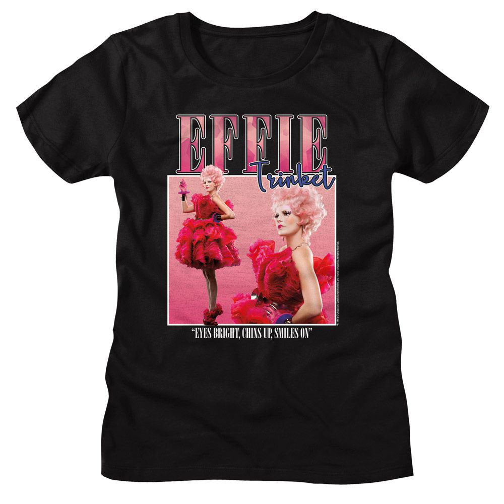 Hunger Games Effie Trinket Square Junior Top Front
