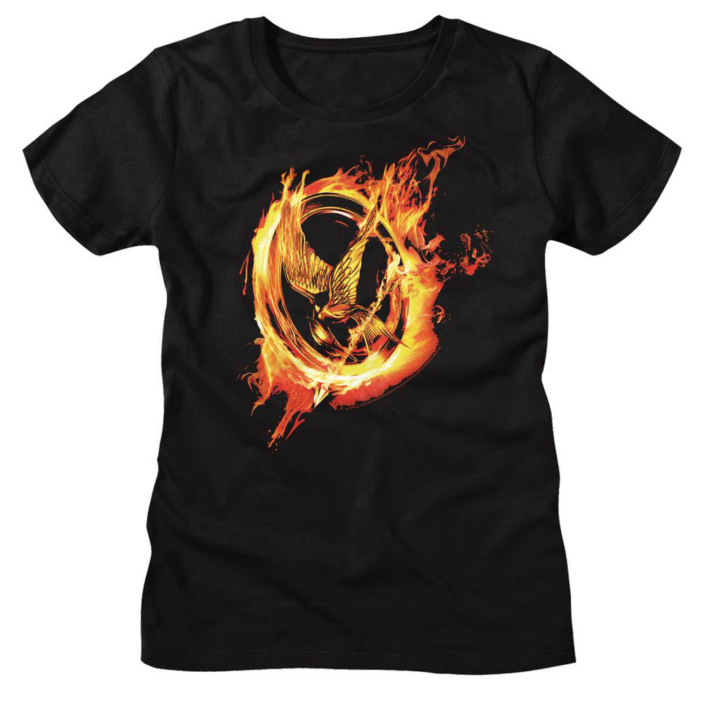Hunger Games Pin Junior Top Front