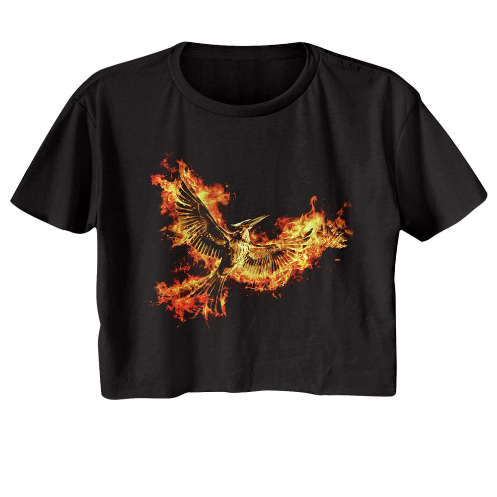 Hunger Games Mockingjay Pt 2 Pin Junior Top Front