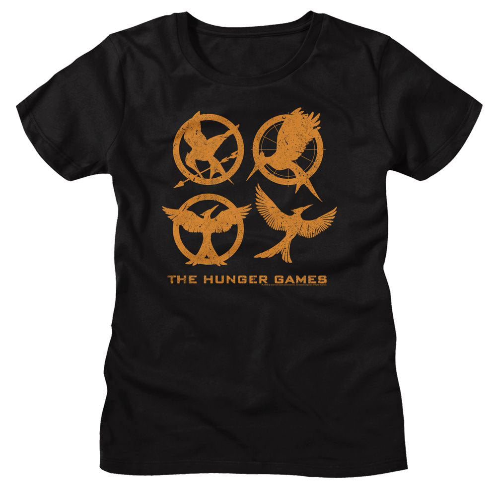 Hunger Games Emblems Junior Top Front