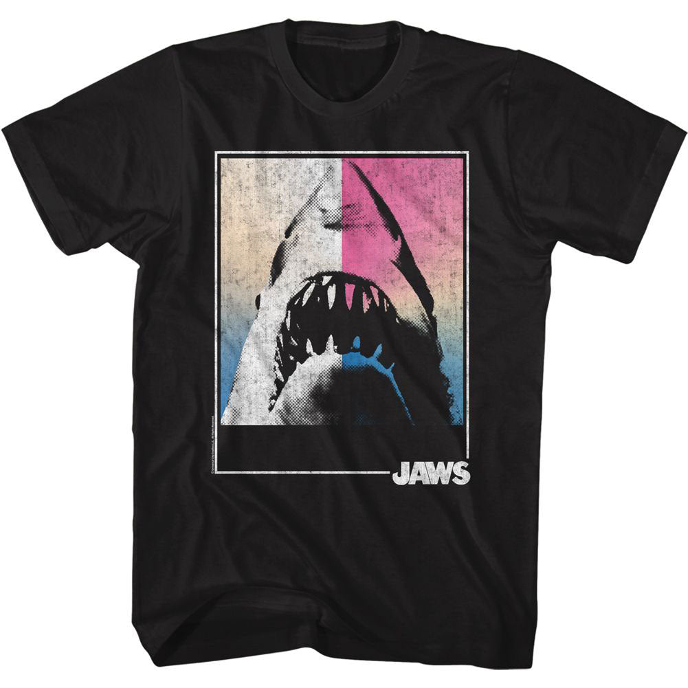 Jaws Square Shark T-shirt Front