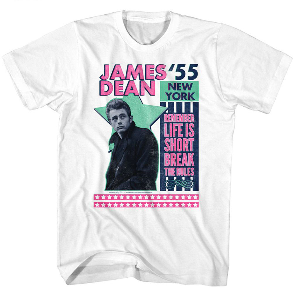 James Dean Stars T-shirt Front
