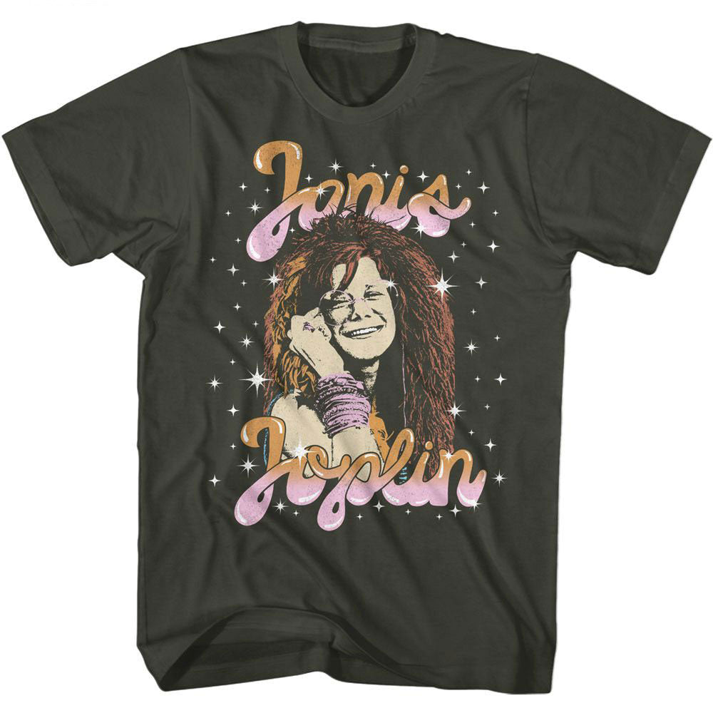 Janis Joplin Sparkle T-shirt Front
