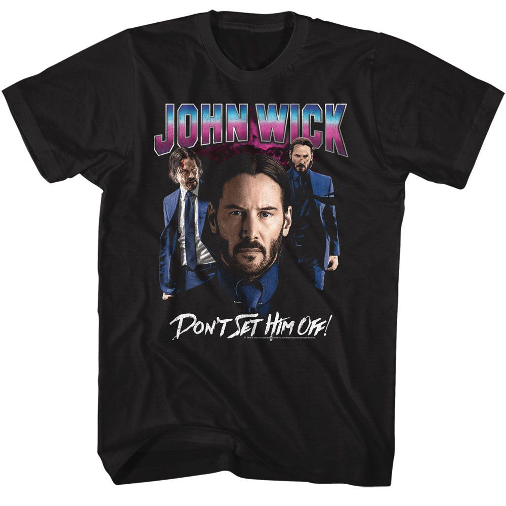 John Wick Shiny Lighting No Gun T-shirt Front