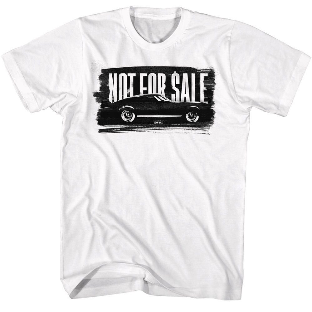 John Wick Not For Sale T-shirt Front