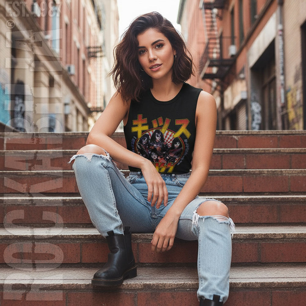 Kiss Rr All Nite Japanese Womens Tank