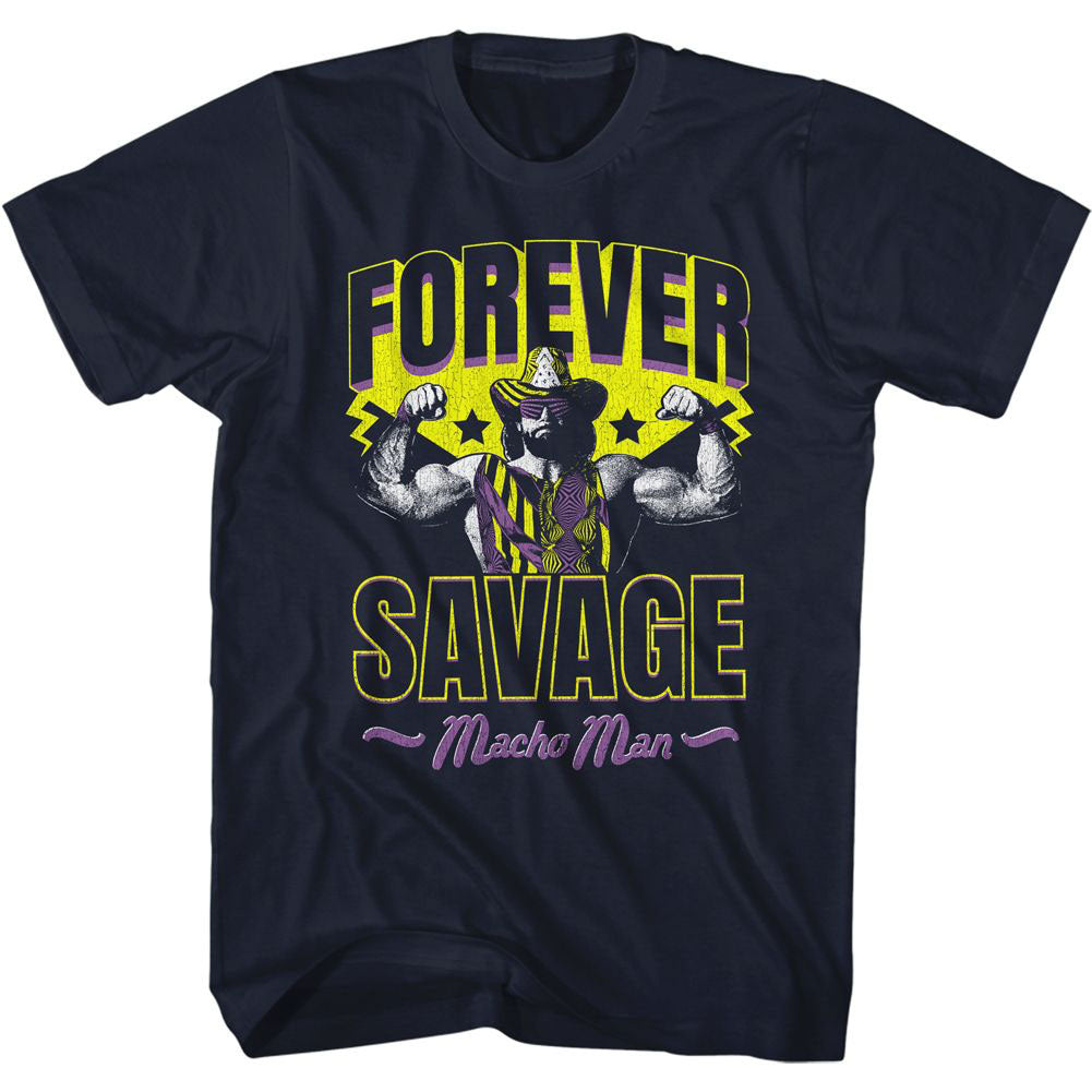 Macho Man Forever Savage T-shirt Front