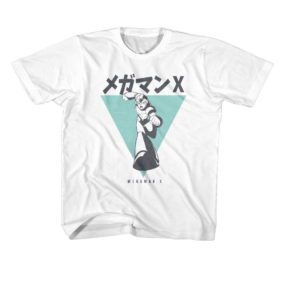 Mega Man Incoming Youth T-shirt Front