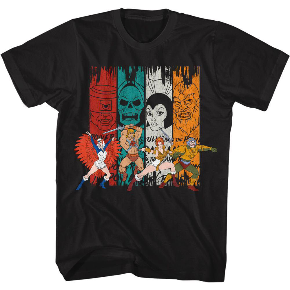 Masters Of The Universe Villian Stripes T-shirt Front