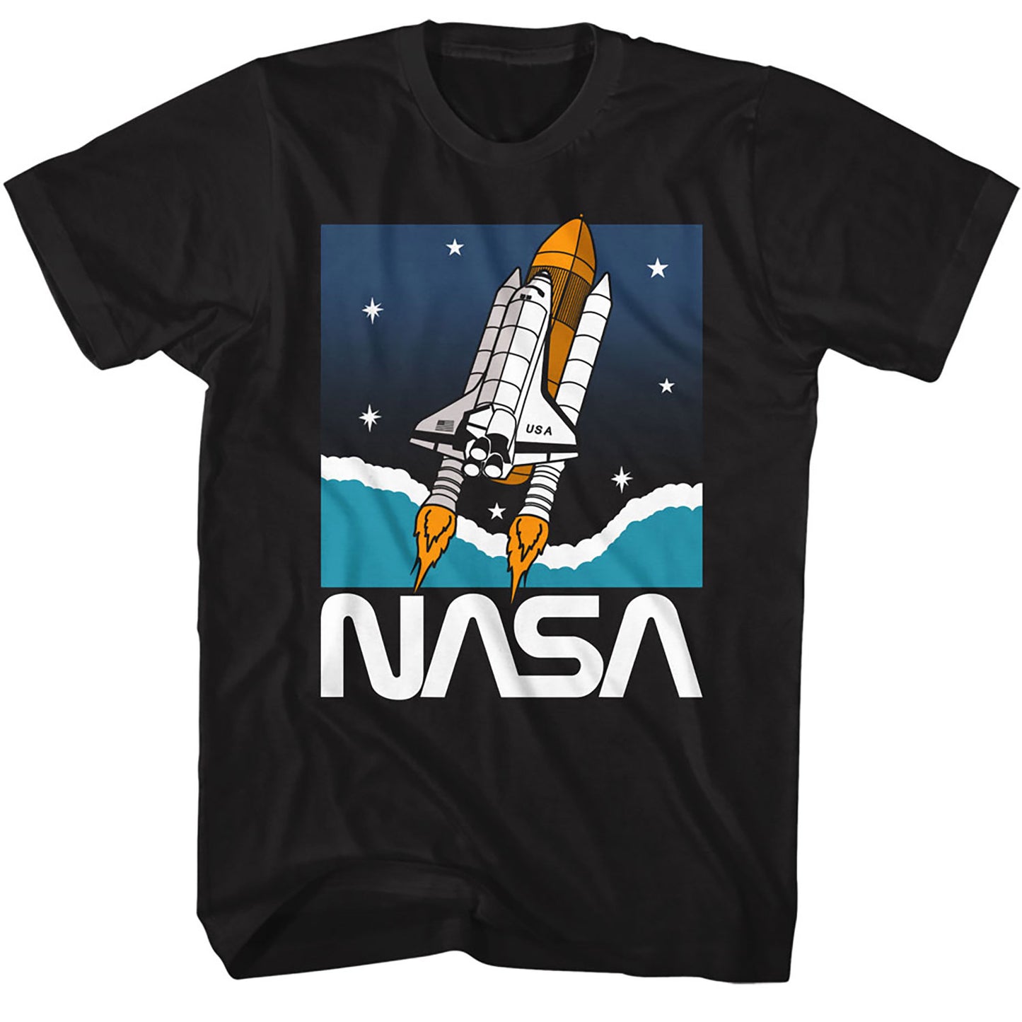 NASA Nasa Shuttle In Space T-shirt Front