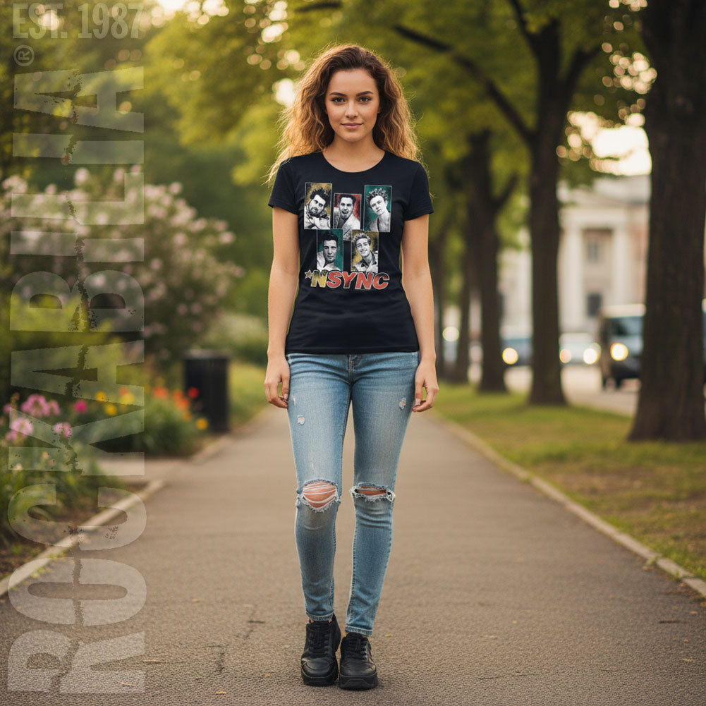 Nsync Sparkly Boxes Junior Top