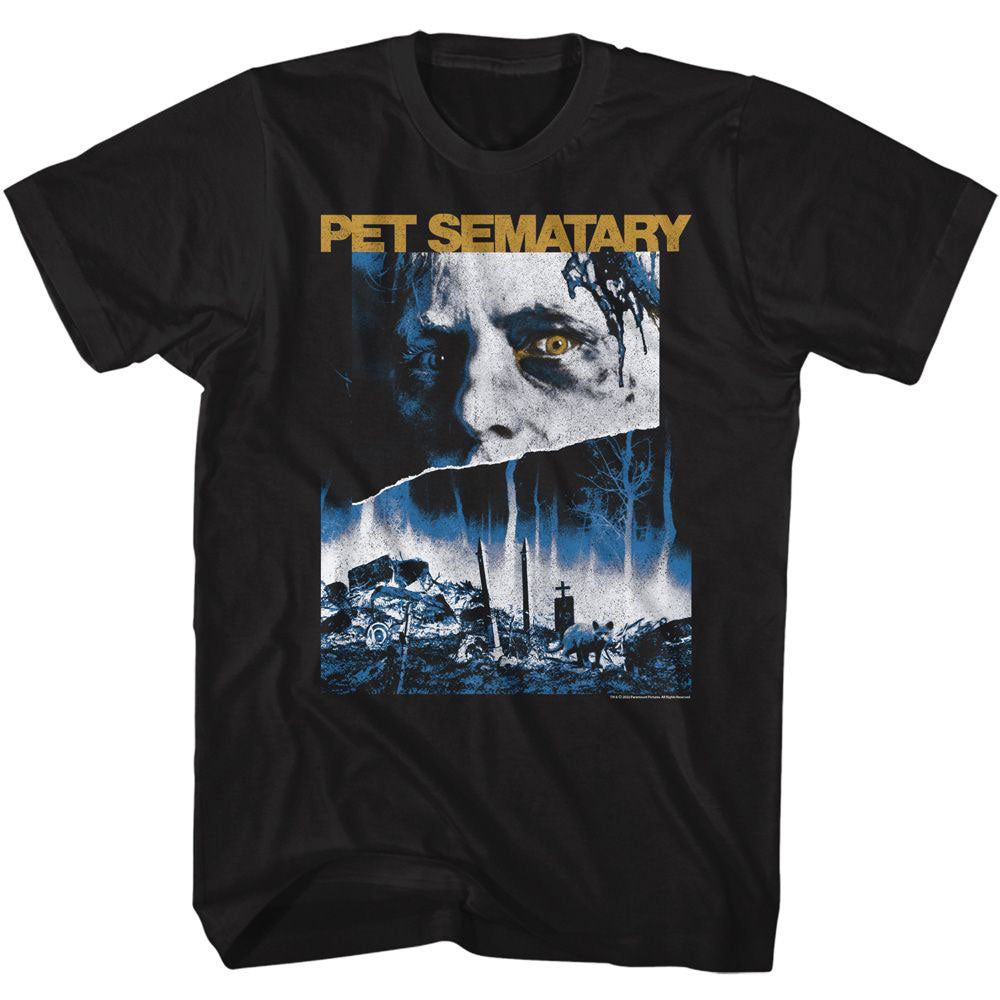 Pet Sematary 3 Color Poster T-shirt Front