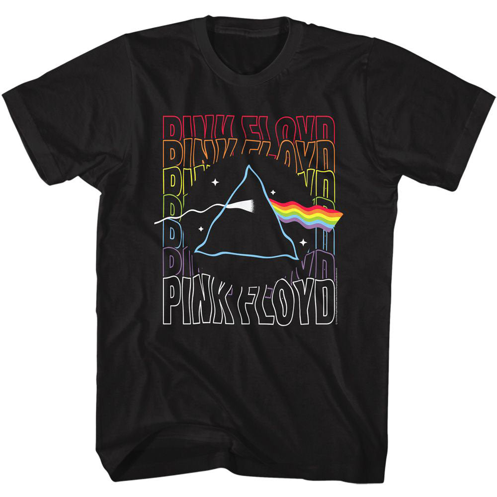 Pink Floyd Wavy Prism T-shirt Front