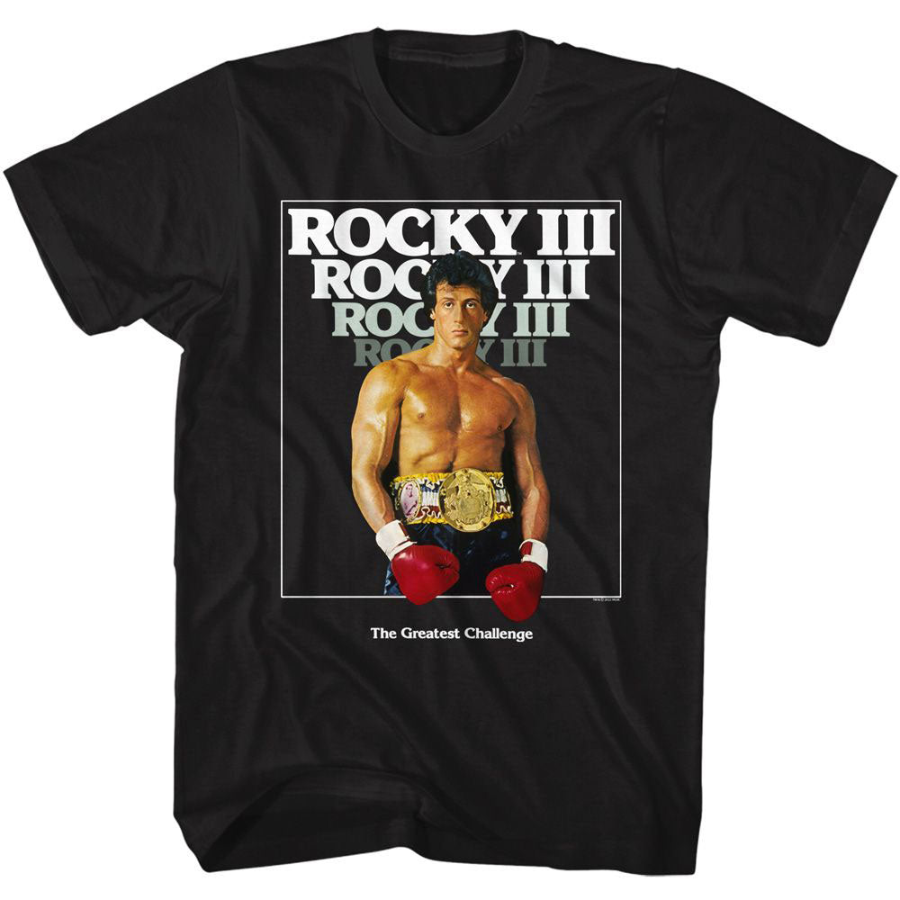Rocky 3 Poster T-shirt Front