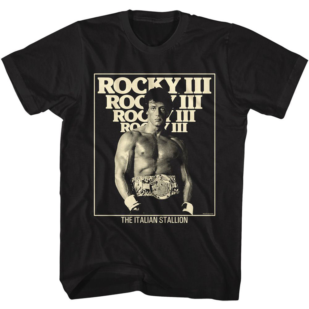 Rocky 3 Italian Stallion T-shirt Front