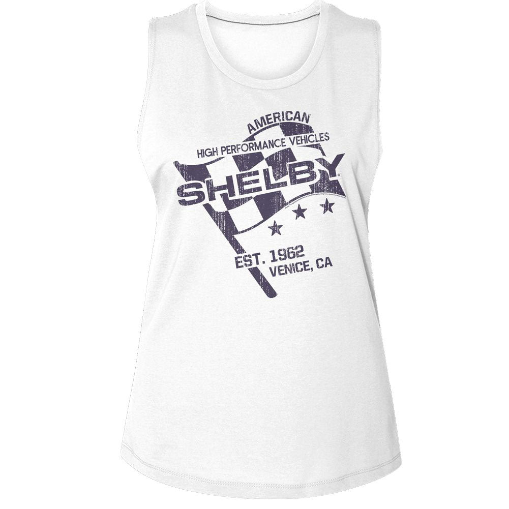 Carroll Shelby Est 1962 Womens Tank Front