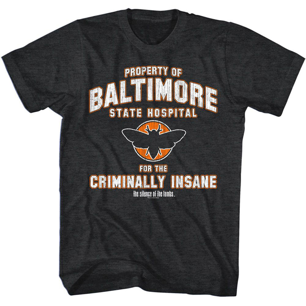 Silence Of The Lambs Silence Baltimore State T-shirt Front