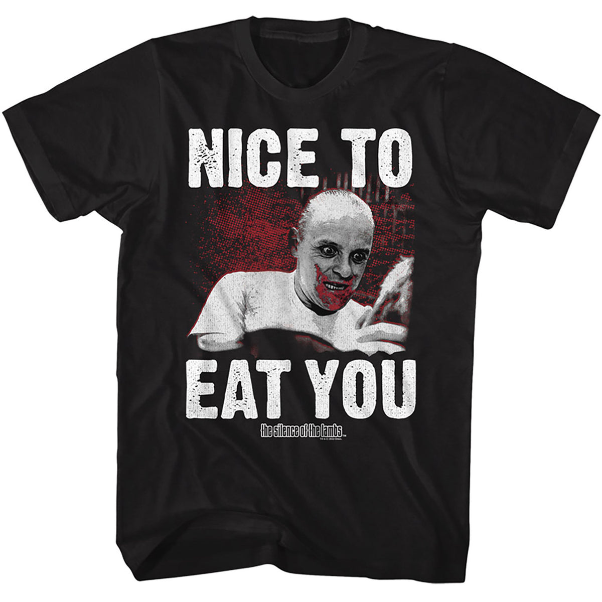 Silence Of The Lambs Silence Nice To Eat You T-shirt Front