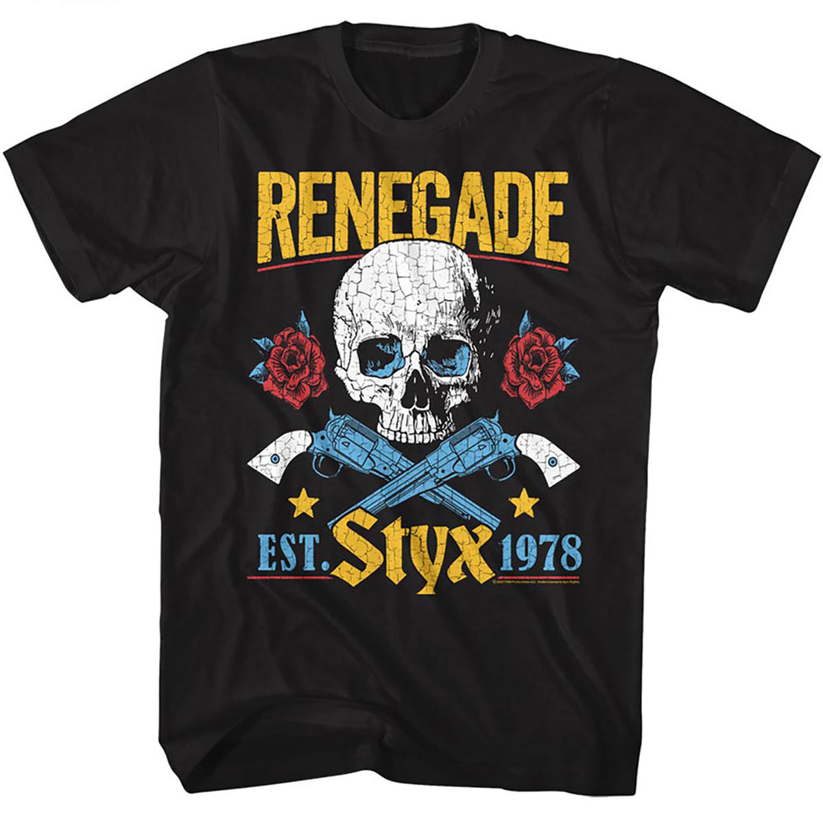 Styx Colorful Renegade T-shirt Front