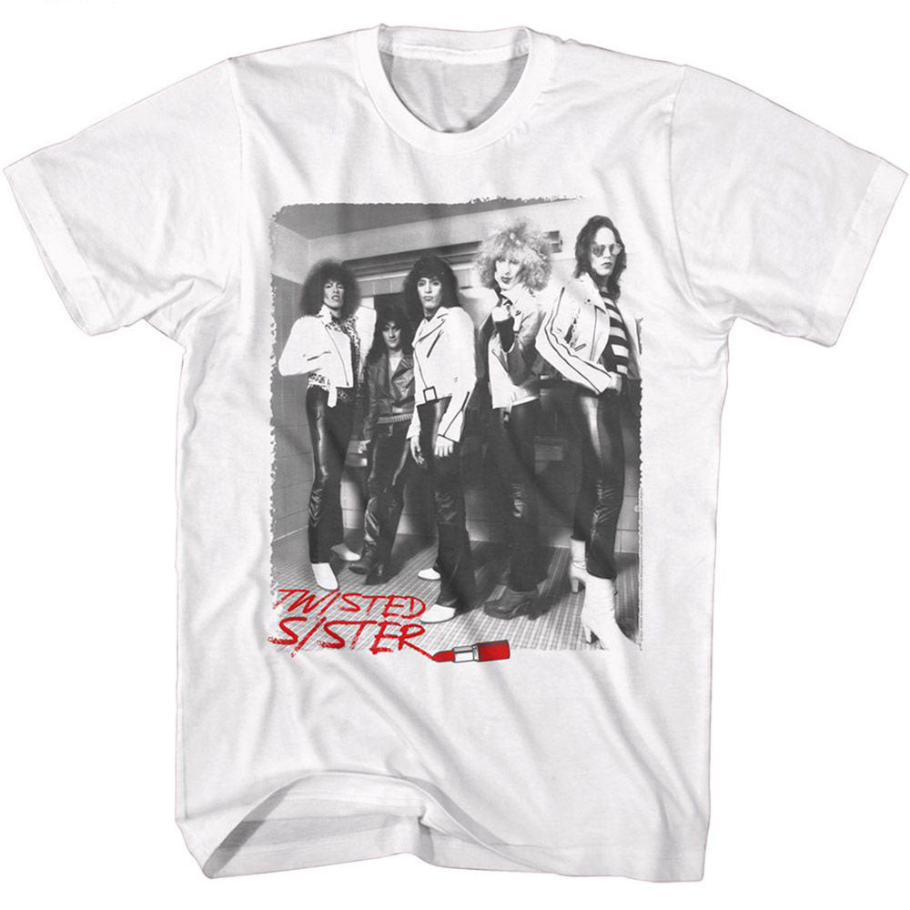 Twisted Sister Lipstick Logo T-shirt Front