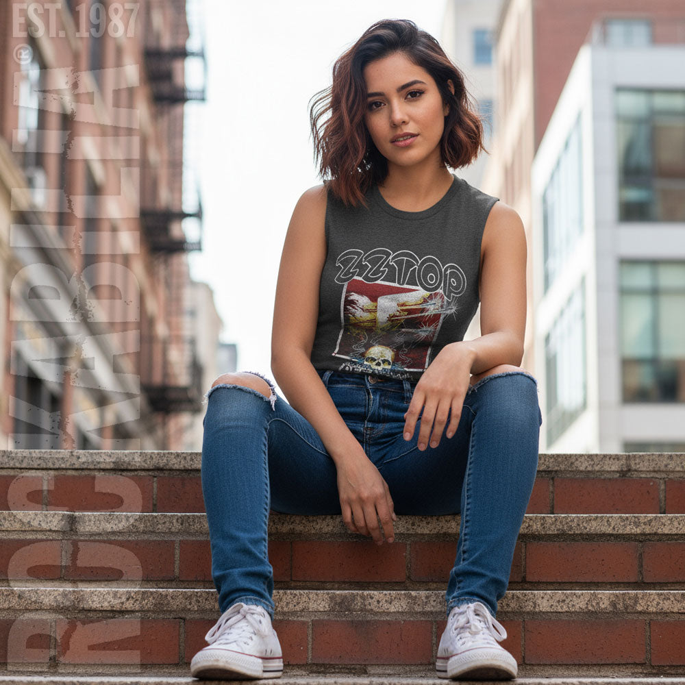 ZZ Top Deguello Cover Womens Tank Alt 2