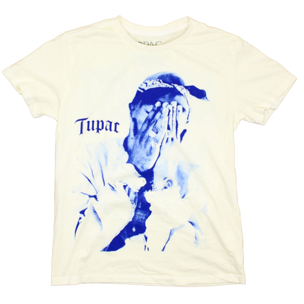 Tupac Blue Bling T-shirt 440598 Rockabilia Merch Store