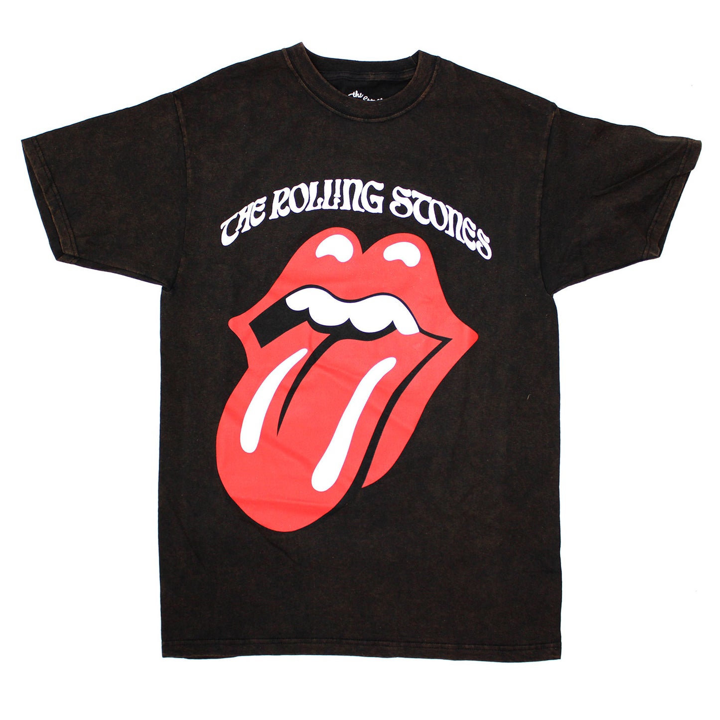 Rolling Stones Arched Logo Above Tongue Vintage T-shirt Front