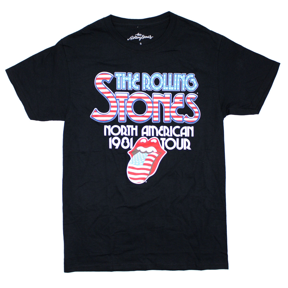 Rolling Stones North American 1981 Tour T-shirt Front
