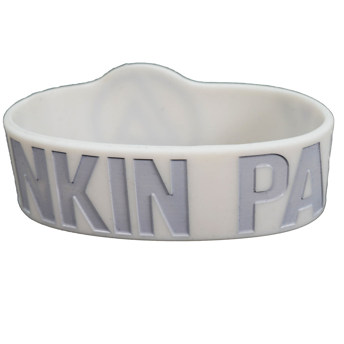 Linkin Park Logo Diecut Rubber Bracelet Back