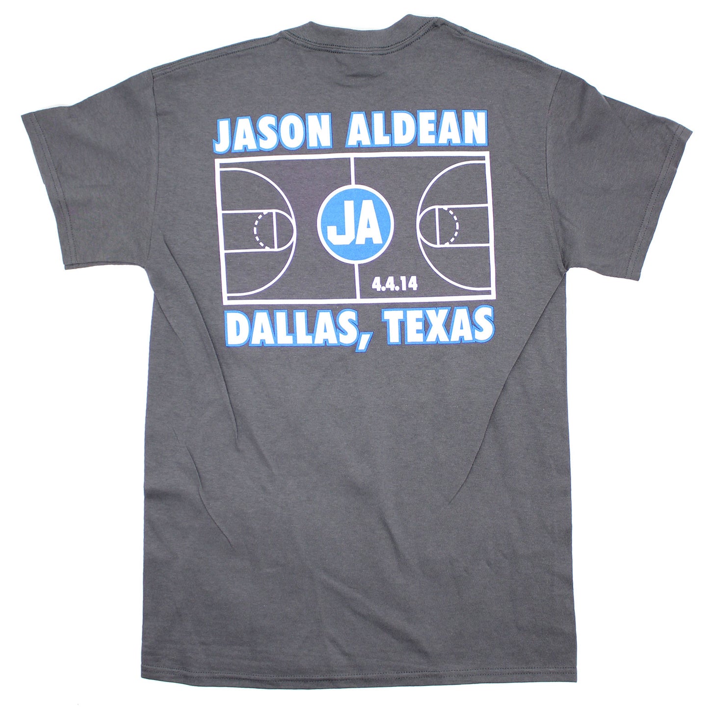 Jason Aldean Dallas Event 4.4.14 Tee T-shirt Back