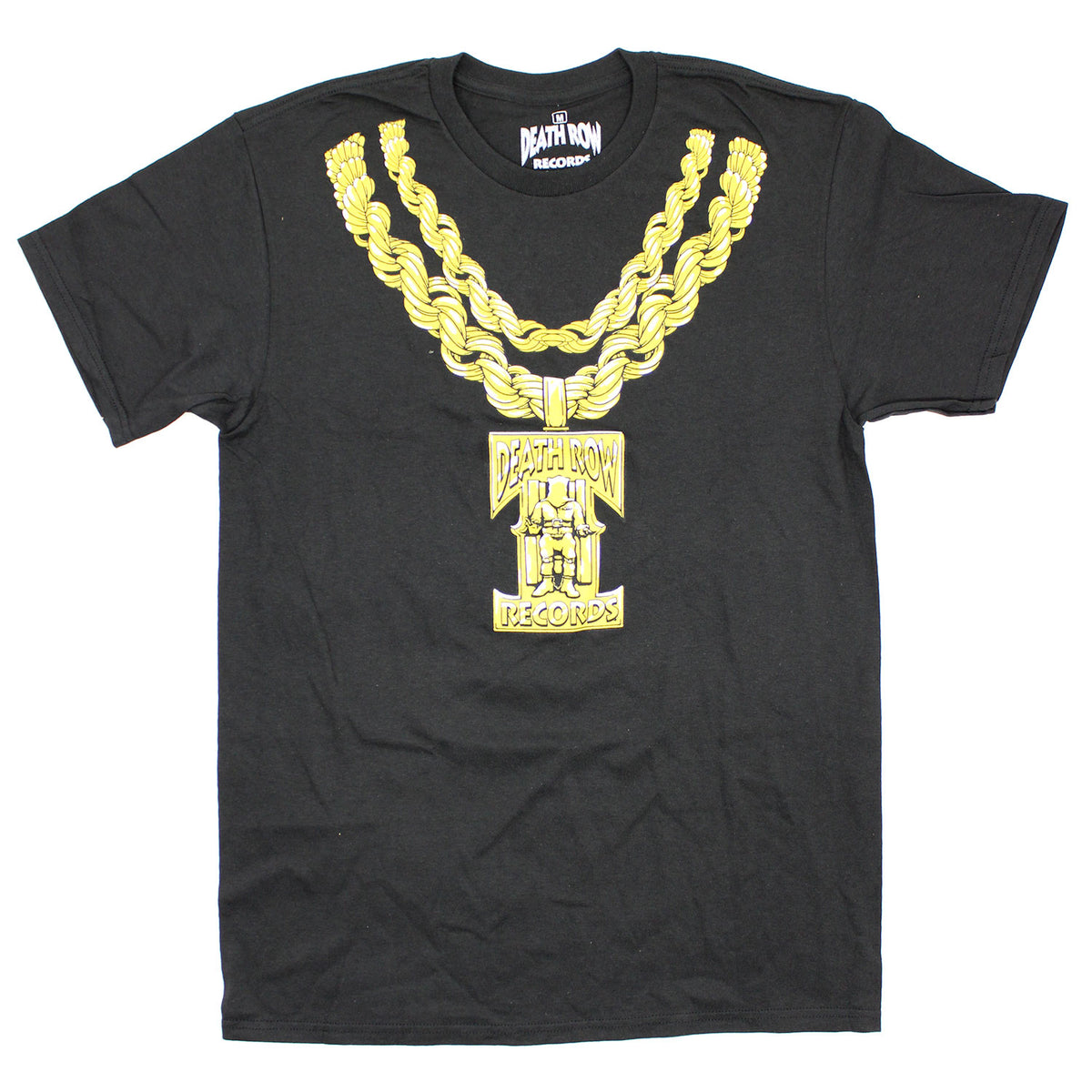 Death Row Records Gold Chain T-shirt Front