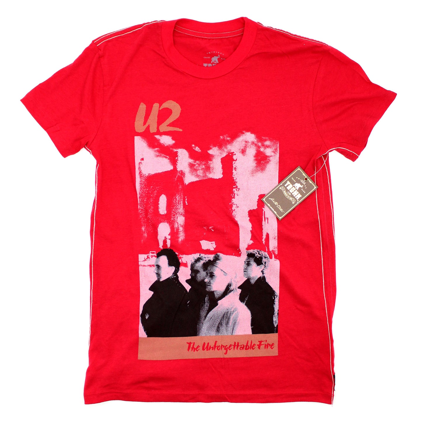 U2 The Unforgettable Fire by TRUNK LTD Vintage T-shirt Front
