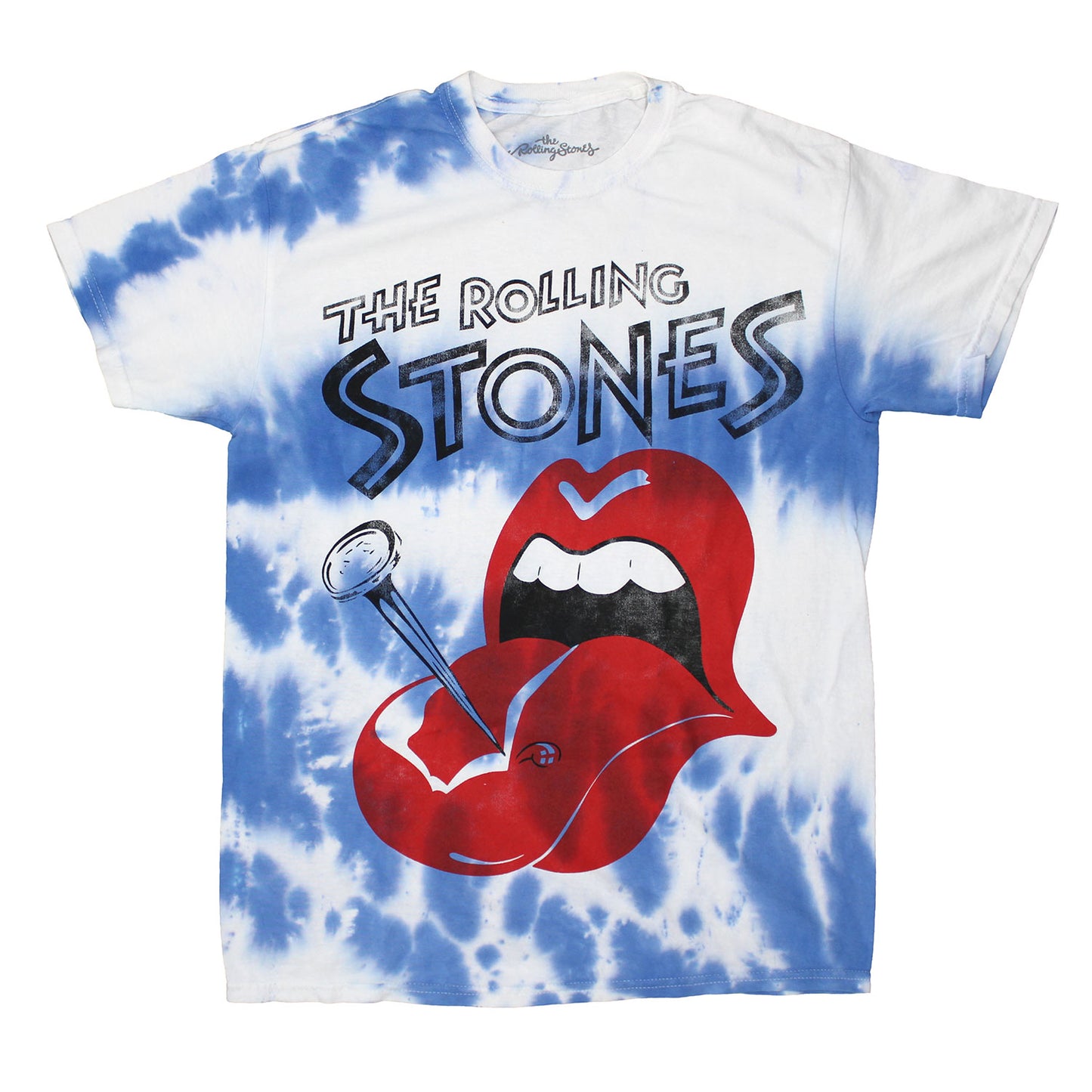 Rolling Stones Nail Tongue Tie Dye T-shirt Front