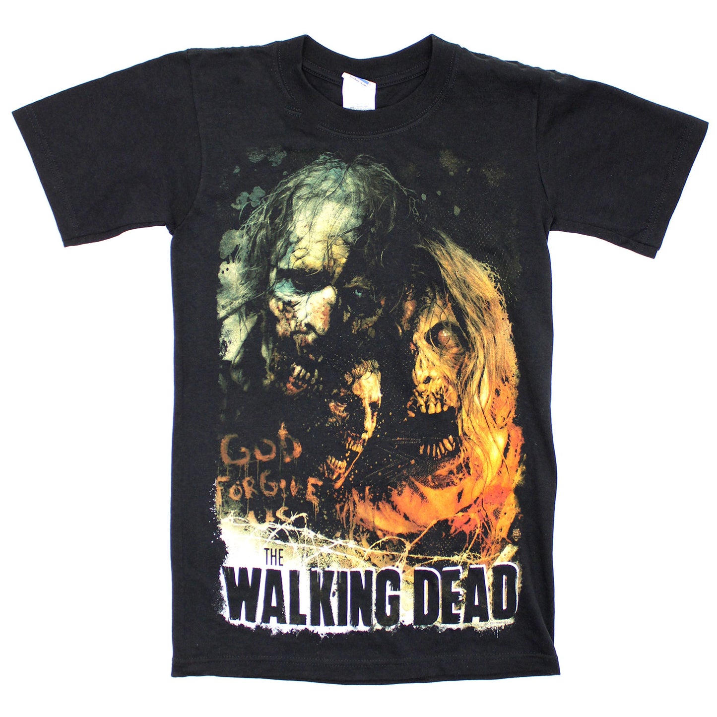 Walking Dead God Forgive Us T-shirt Front