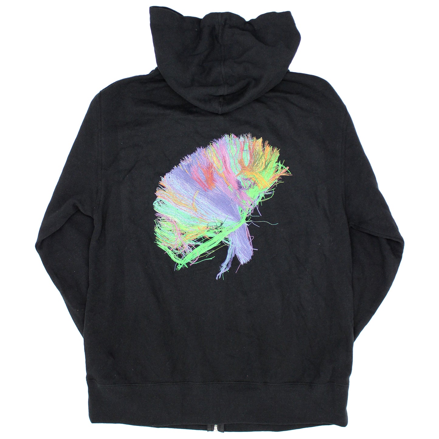 Muse 2nd Law Zip Up Hooded Fleece Zippered Hooded Sweatshirt Back