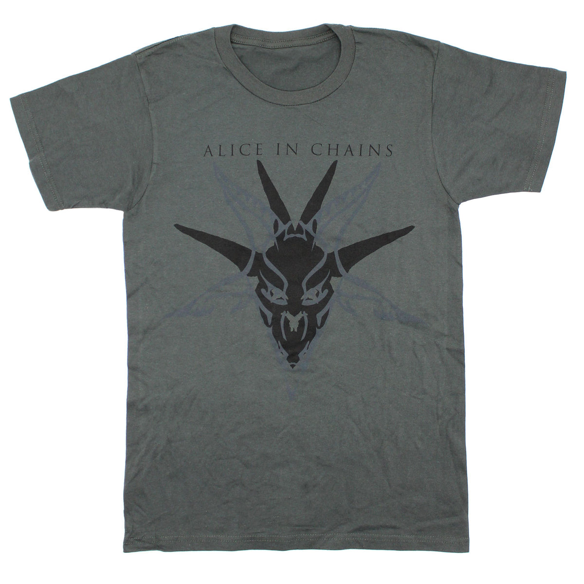 Alice In Chains Black On Grey The Devil Put Dinosaurs Here T-shirt Front