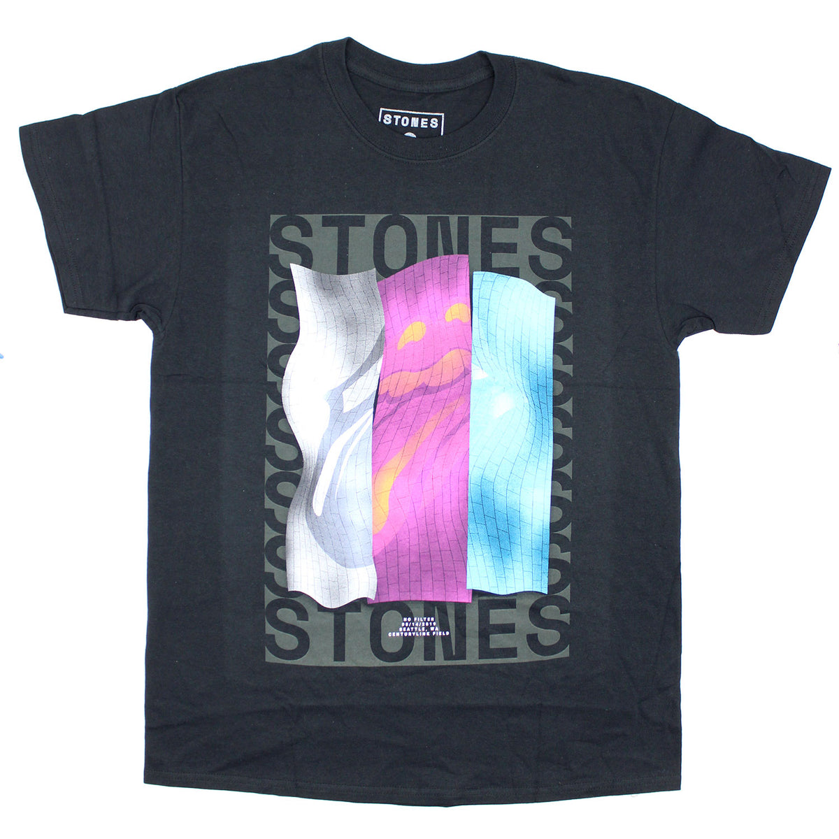 Rolling Stones No Filter Seattle, WA T-shirt Front