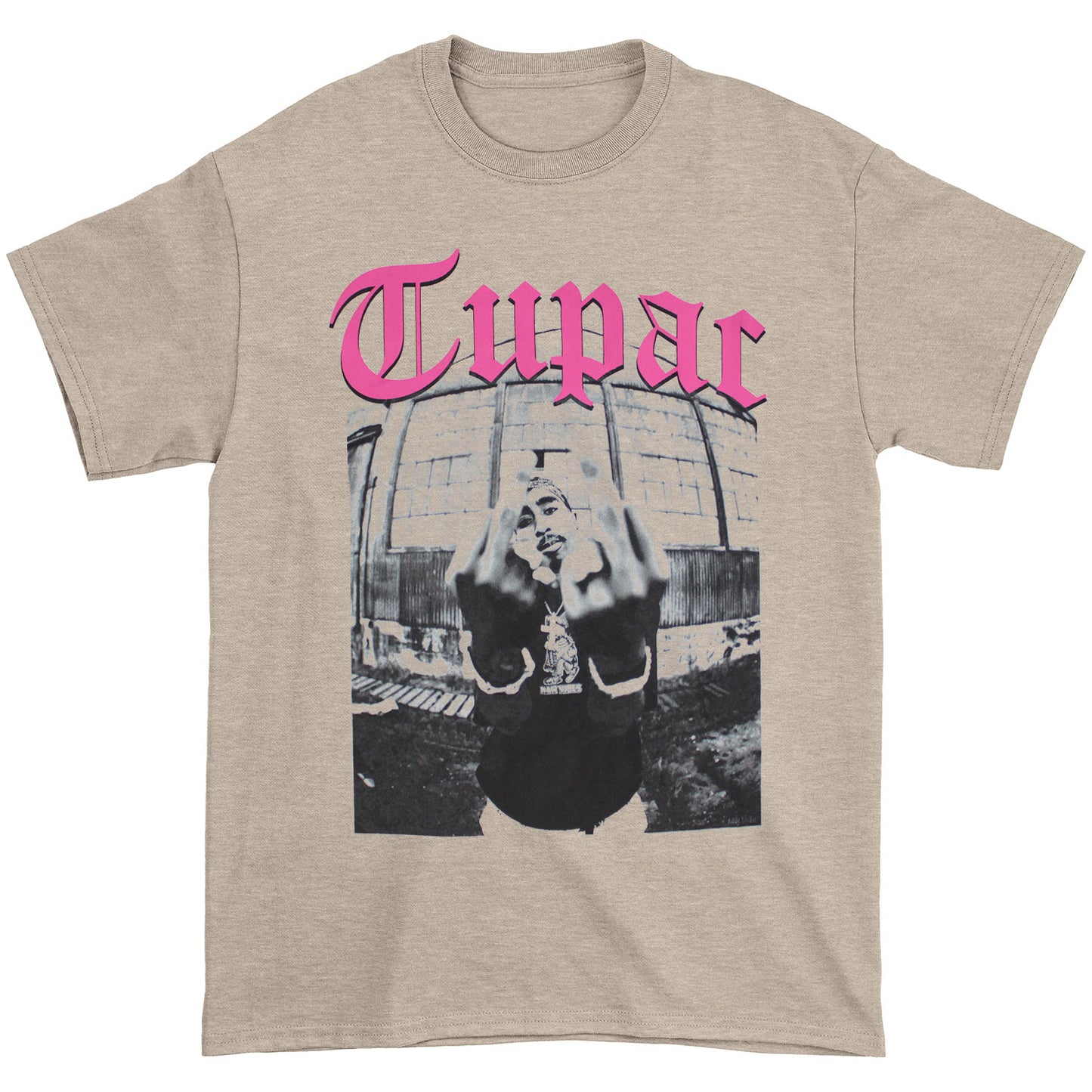 Tupac Raw Vibes Vintage T-shirt Front