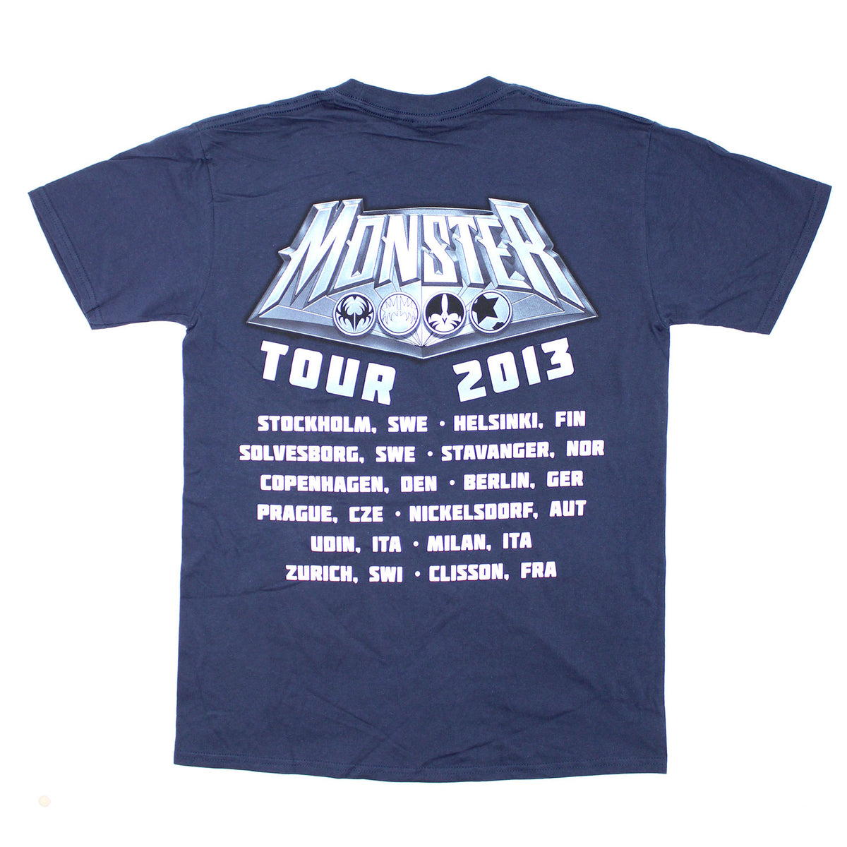 KISS Monster Tour 2013 Slim Fit T-shirt Back