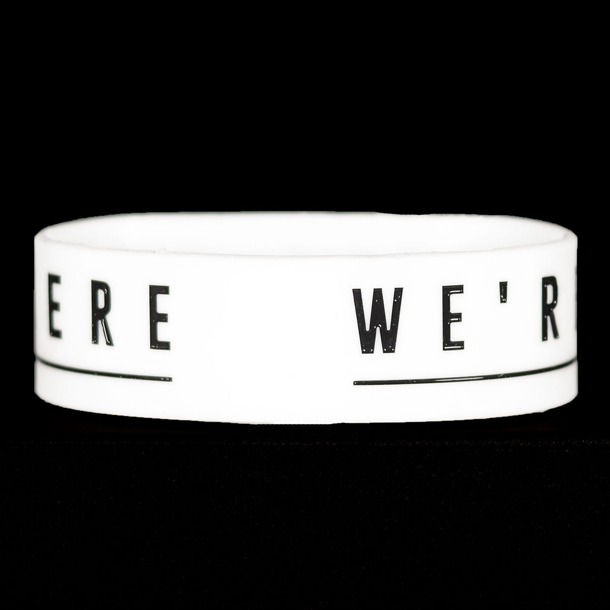 Bring Me The Horizon We're Going Nowhere Rubber Bracelet Back