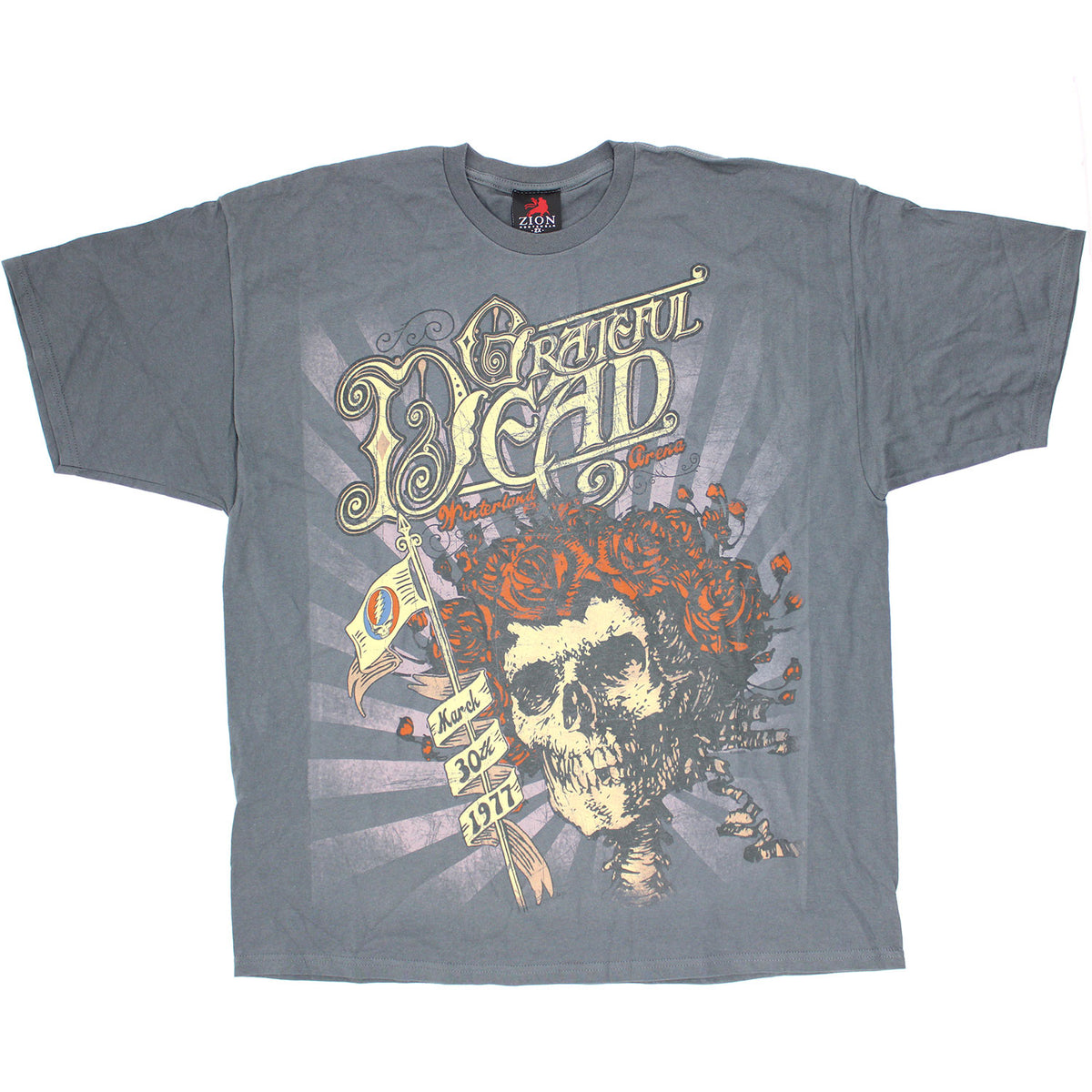 Grateful Dead Winterland Arena March 30th 1977 T-shirt Front