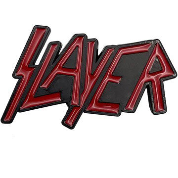 Slayer Logo Pewter Pin Badge Back