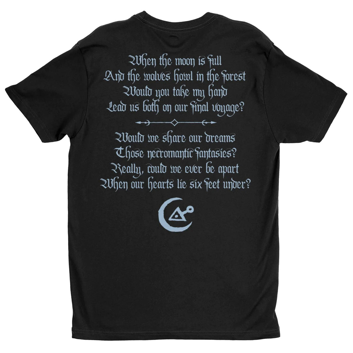 Cradle Of Filth Necromantic Fantasies T-shirt Back