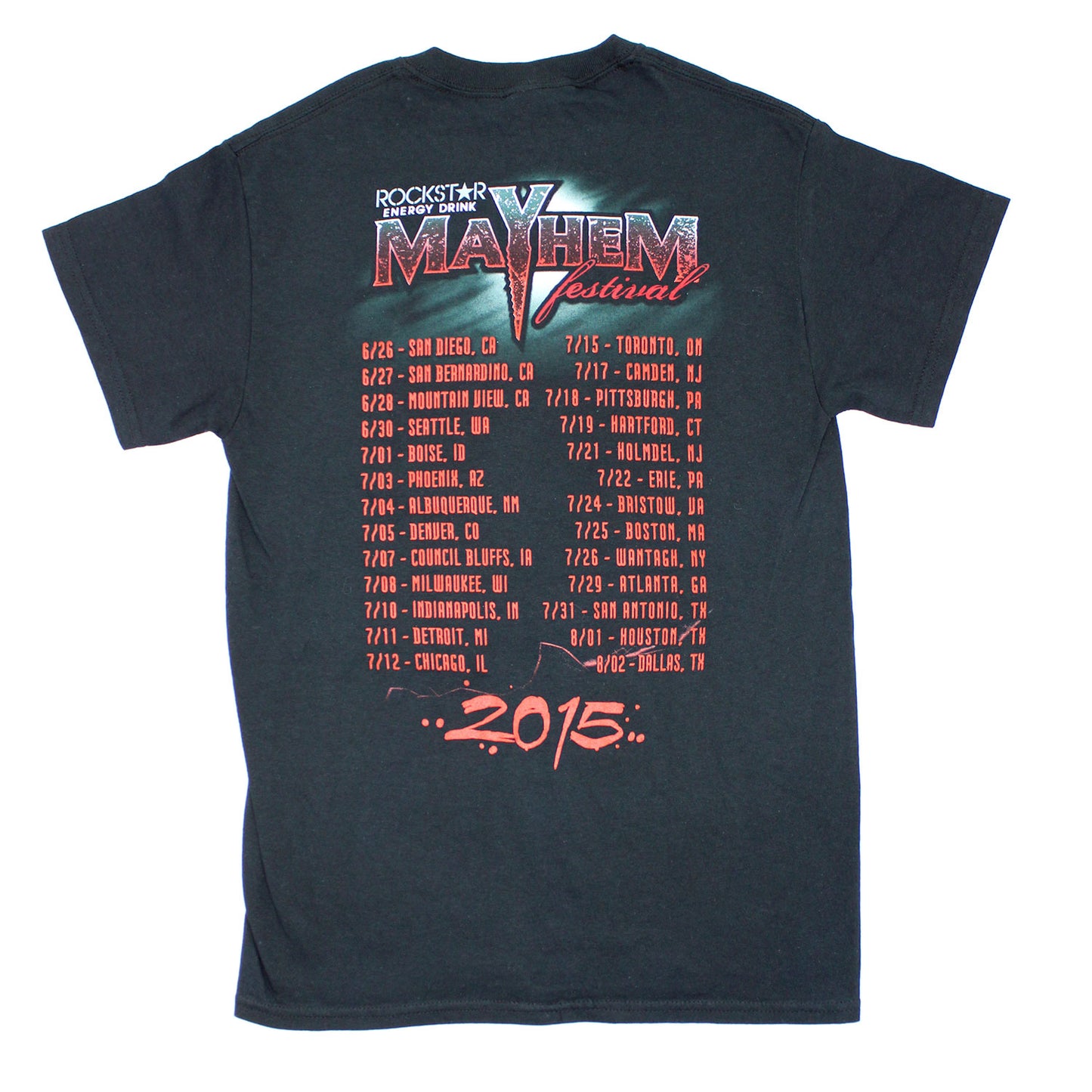 Mayhem Festival 2015 T-shirt
