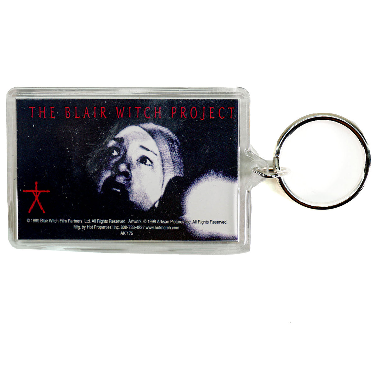 Blair Witch Project Blair Witch Heather Acrylic Keychain Plastic Key Chain Back